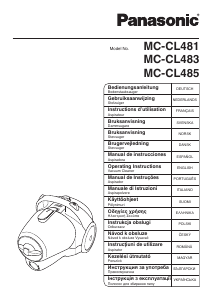 Bruksanvisning Panasonic MC-CL481 Støvsuger