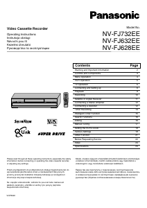 Használati útmutató Panasonic NV-FJ628EE Videofelvevő