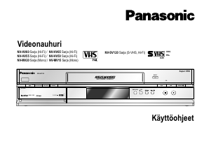 Käyttöohje Panasonic NV-HV50EG Videonauhuri