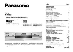 Manual de uso Panasonic NV-HV51Senies Grabadora de vídeo