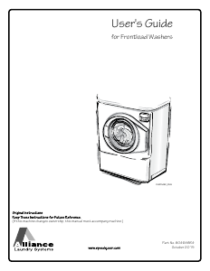 Manual Speed Queen AFNE9RSP113TW01 Washing Machine