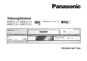 Manuale Panasonic NV-MV15EG Videoregistratore