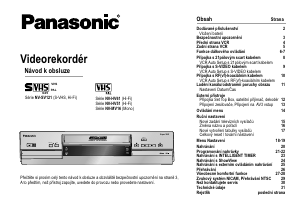 Manuál Panasonic NV-MV16EP Videorekordér