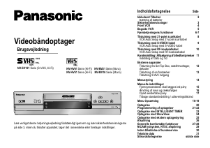 Brugsanvisning Panasonic NV-MV16Senies Videobåndoptager