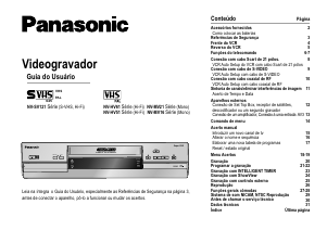 Manual Panasonic NV-MV16Senies Gravador de vídeo