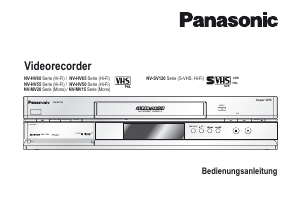 Käyttöohje Panasonic NV-SV120EG Videonauhuri