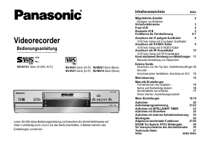Bedienungsanleitung Panasonic NV-SV121EG Videorecorder