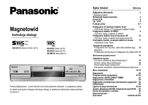 Instrukcja Panasonic NV-SV121EP Rejestrator wideo