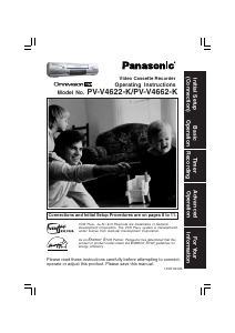 Mode d’emploi Panasonic PV-V4622 Magnétoscope