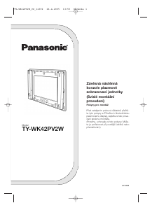 Manuál Panasonic TY-WK42PV2W Držák na stěnu
