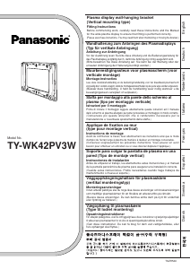 Manuale Panasonic TY-WK42PV3W Supporto da parete