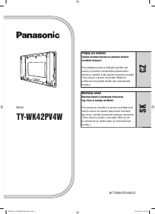 Návod Panasonic TY-WK42PV4W Nástenná konzola