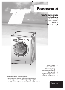 Priručnik Panasonic NA-107VC5WGN Stroj za pranje rublja