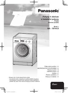 Manuál Panasonic NA-107VC5WGN Pračka