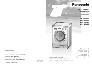 Priručnik Panasonic NA-127VB3 Stroj za pranje rublja