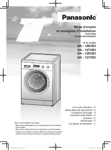 Manuale Panasonic NA-127VB3 Lavatrice