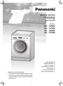 Priručnik Panasonic NA-127VB4 Stroj za pranje rublja