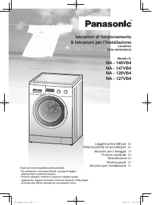 Manuale Panasonic NA-127VB4 Lavatrice