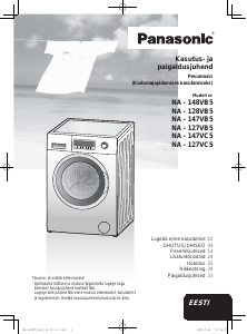 Kasutusjuhend Panasonic NA-127VB5 Pesumasin