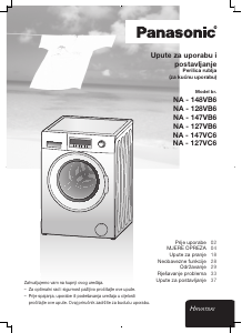 Priručnik Panasonic NA-127VB6 Stroj za pranje rublja