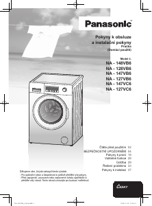 Manuál Panasonic NA-127VB6 Pračka