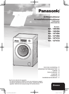 Bruksanvisning Panasonic NA-127VB6WNR Tvättmaskin