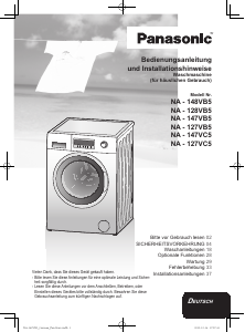 Bedienungsanleitung Panasonic NA-127VC5WGN Waschmaschine