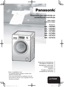 Rokasgrāmata Panasonic NA-128VB5 Veļas mašīna