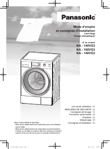 Mode d’emploi Panasonic NA-140VG3 Lave-linge