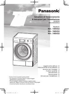 Manuale Panasonic NA-140VG3 Lavatrice