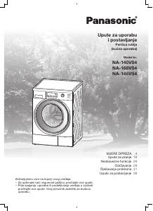 Priručnik Panasonic NA-140VS4 Stroj za pranje rublja