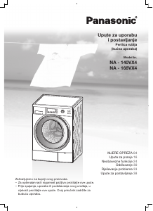 Priručnik Panasonic NA-140VX4 Stroj za pranje rublja