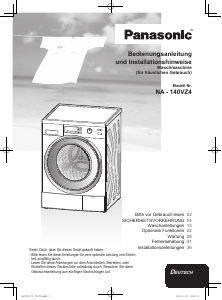 Bedienungsanleitung Panasonic NA-140VZ4 Waschmaschine