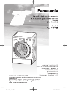 Manuale Panasonic NA-140VZ4 Lavatrice