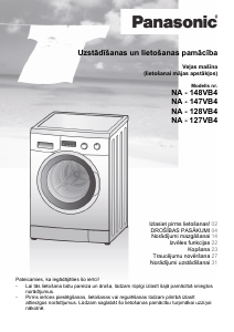 Rokasgrāmata Panasonic NA-147VB4 Veļas mašīna