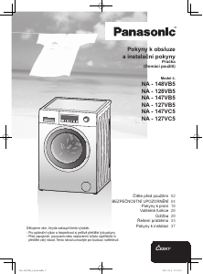 Manuál Panasonic NA-147VB5 Pračka