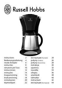 Manual de uso Russell Hobbs 10932-56 Stylo Máquina de café