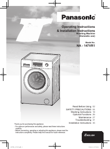 Manual Panasonic NA-147VR1 Washing Machine