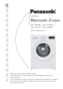 Manuale Panasonic NA-148GB1 Lavatrice