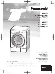 Käyttöohje Panasonic NA-148VX3 Pesukone