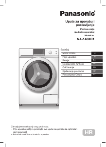 Priručnik Panasonic NA-148XR1 Stroj za pranje rublja