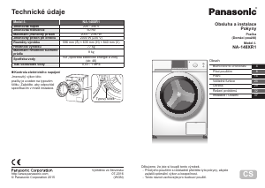 Manuál Panasonic NA-148XR1 Pračka