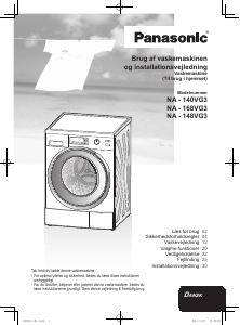 Brugsanvisning Panasonic NA-168VG3 Vaskemaskine