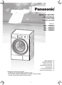 Priručnik Panasonic NA-168VX3 Stroj za pranje rublja