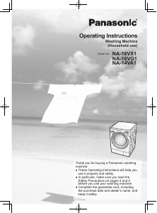Manual Panasonic NA-16VX1 Washing Machine