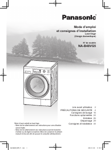 Mode d’emploi Panasonic NA-B48VG5 Lave-linge