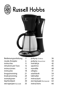 Mode d’emploi Russell Hobbs 13895-56 Stylo Digital Cafetière
