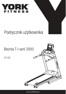 Instrukcja York Fitness T-I 3000 Bieżnia