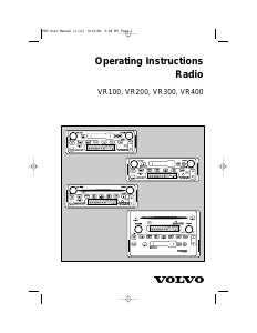 Manual Volvo VR100 Car Radio