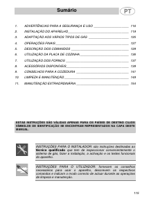 Manual Smeg CS120-5 Fogão